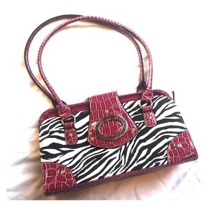 Zebra print bag